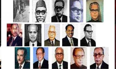 ১৯৭১ থেকে এ পর্যন্ত রাষ্ট্রপতি ছিলেন যারা