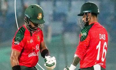 লিটনের ফিফটি–সাইফউদ্দিনের নৈপুণ্যে সিরিজে সমতা ফেরাল বাংলাদেশ