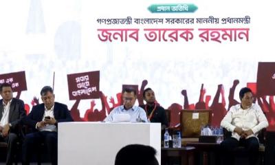 জুলাই শহীদ স্মরণসভায় প্রধানমন্ত্রী