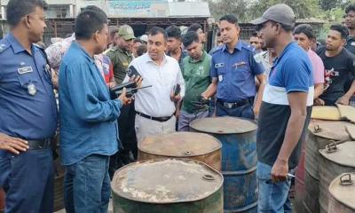 এক দোকান থেকে ৫০০ লিটার পেট্রোল উদ্ধার, ৫ হাজার টাকা জরিমানা