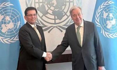 বাংলাদেশের প্রতি সমর্থন ও সংহতি পুনর্ব্যক্ত করলেন জাতিসংঘ মহাসচিব