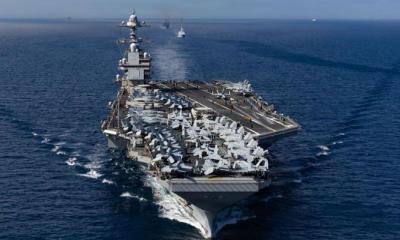 দুই দেশকে শায়েস্তায় বিশ্বের সবচেয়ে বড় যুদ্ধজাহাজ পাঠালেন ট্রাম্প