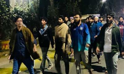 জাবের-আম্মারদের উপর হামলার প্রতিবাদে বাকৃবিতে বিক্ষোভ