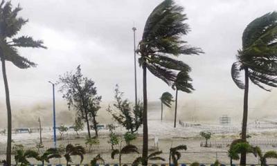 ঝড়ের আভাস, ৭ অঞ্চলের নদীবন্দরে সতর্কসংকেত