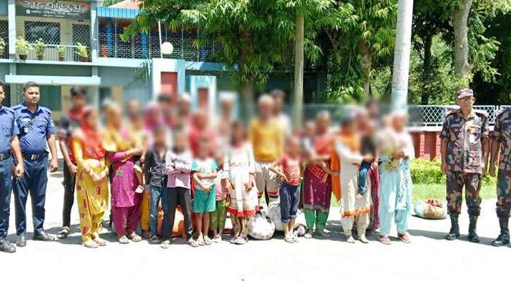 সীমান্তে বিএসএফের পুশ ইন, বিজিবির জালে ৬৮ অনুপ্রবেশকারী