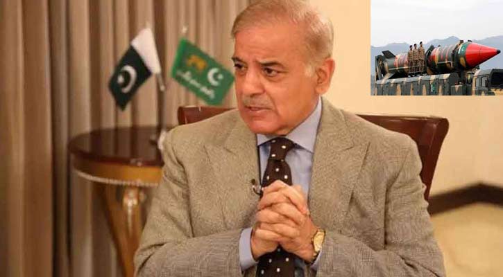 পারমাণবিক অস্ত্রের অথরিটির সঙ্গে জরুরি বৈঠকে শাহবাজ