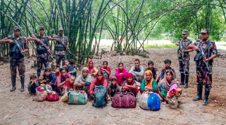 শিবগঞ্জ দিয়ে বাংলাদেশে ২০ জনকে ঠেলে পাঠাল বিএসএফ
