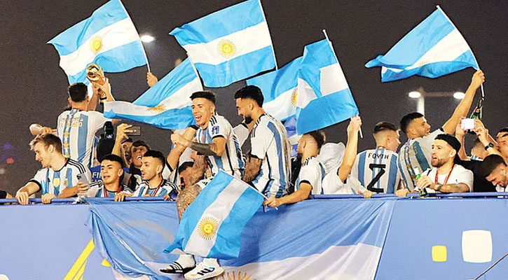 বিশ্বকাপ জয়ের পর সুখবর পেল আর্জেন্টিনা