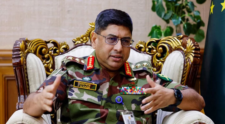 শান্তি-শৃঙ্খলা রক্ষায় সেনাবাহিনীকে ধৈর্যের সঙ্গে কাজ করতে বললেন সেনাপ্রধান