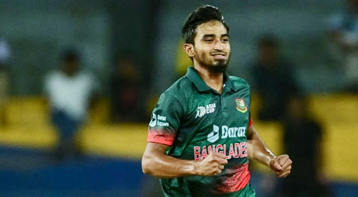 ম্যাচসেরা হয়ে যা বললেন তানজিম সাকিব