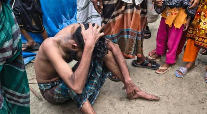 কচুরিপানার মধ্যে সাড়ে ৩ ঘণ্টা লুকিয়ে চোর, অবশেষে...