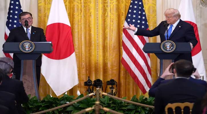জাপানের সঙ্গে বড় বাণিজ্য চুক্তির ঘোষণা ট্রাম্পের