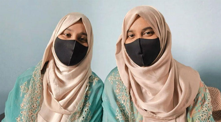 এইচএসসিতে জিপিএ-৫ পেলেন যমজ বোন