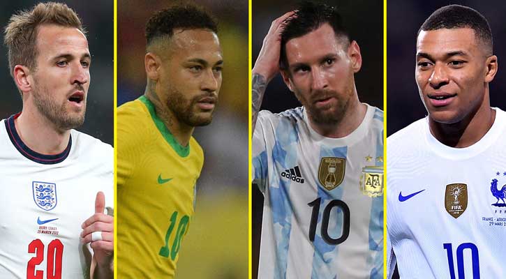 ফুটবলে সেরা ১০০ খেলোয়াড়ের নাম প্রকাশ 