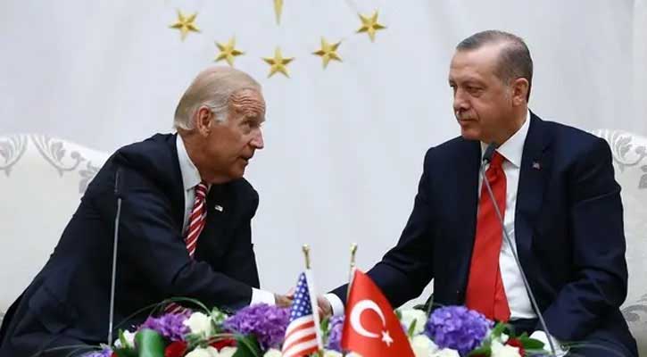 সুইডেনকে দ্রুত ন্যাটোতে চাই, এরদোয়ানকে বাইডেন