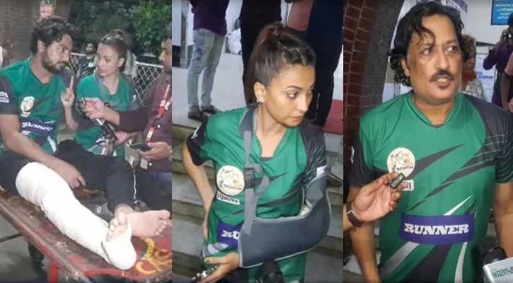 সেলিব্রিটি ক্রিকেট লিগে মারামারি, হাসপাতালে তারকারা