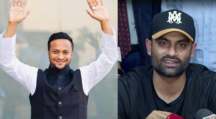 রাজনীতির মাঠে সাকিব, বিসিবিতে তামিম