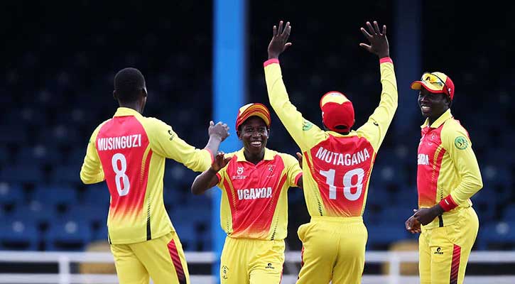 ইতিহাস গড়ে টি-টোয়েন্টি বিশ্বকাপে উগান্ডা