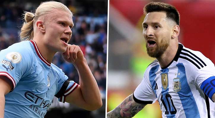 হলান্ডের সমান ভোট পেয়েও যে কারণে পুরস্কার জিতলেন মেসি