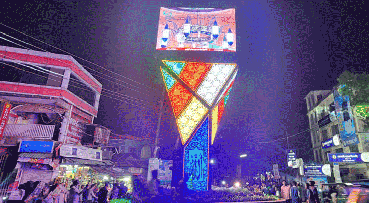 ফেনীতে আল্লাহর ৯৯ নাম সম্বলিত ভাস্কর্যের উদ্বোধন