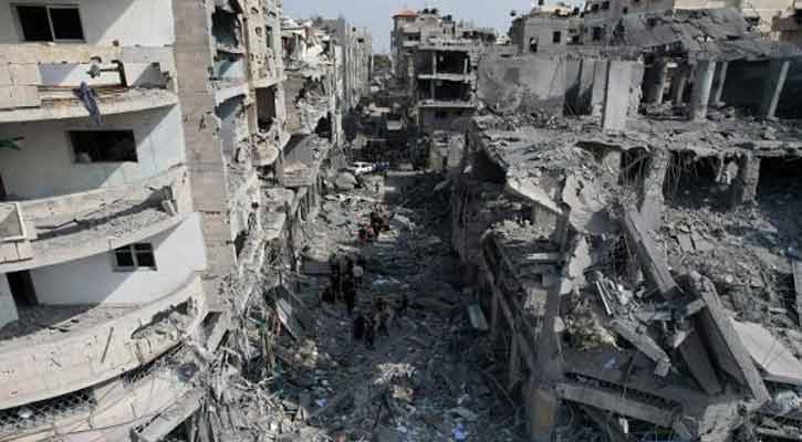 গাজায় ধ্বংসস্তূপ পরিষ্কারে লাগতে পারে ১৪ বছর : জাতিসংঘ