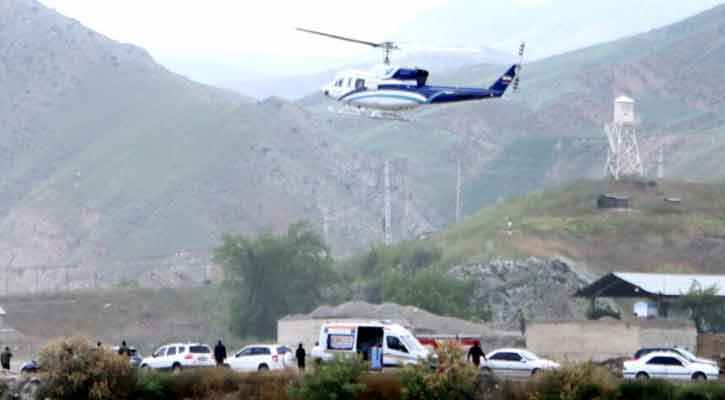 হেলিকপ্টার বিধ্বস্তের স্থানে পৌঁছেছে ইরানি রেড ক্রিসেন্ট