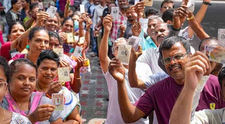 ষষ্ঠ দফায় শুরু ভোটগ্রহণ