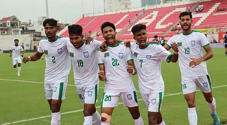 আবারো শেষ মুহূর্তে গোল খেয়ে জয় হাতছাড়া বাংলাদেশের