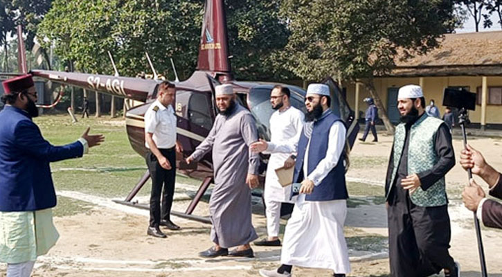 মিজানুর রহমান আজহারীকে দেখতে লালমনিরহাটে মানুষের ঢল