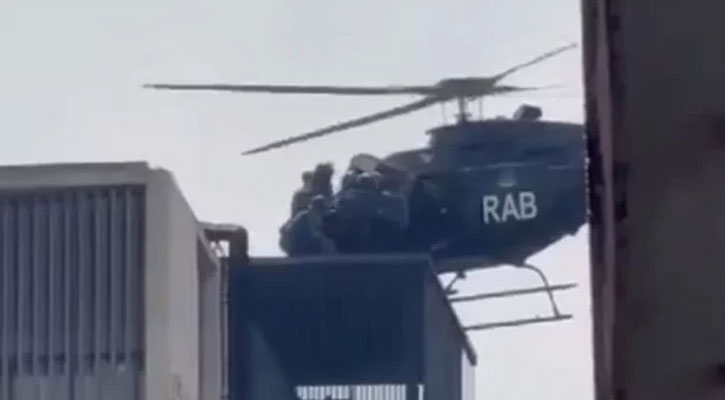 গণঅভ্যুত্থানে হেলিকপ্টার থেকে গুলি করার প্রমাণ মিলেছে