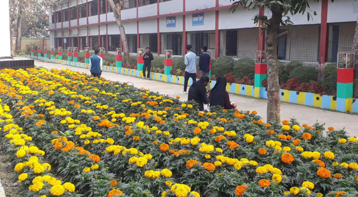 গফরগাঁও সরকারি কলেজ যেন এক ফুলের বাগান