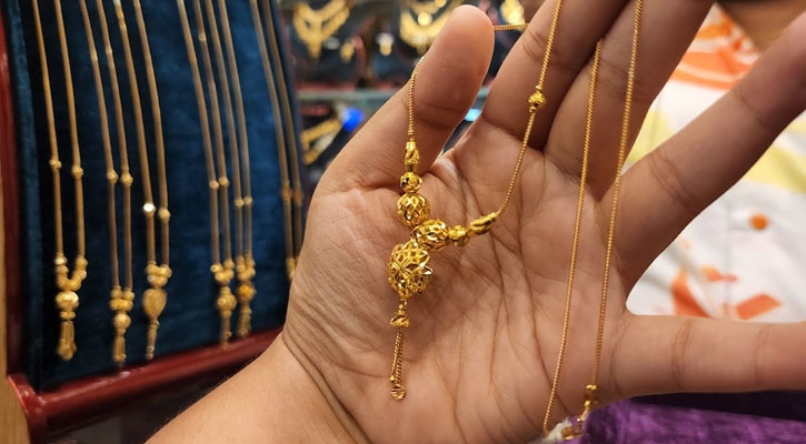 এক ভরি সোনার অলংকার ১ লাখ ৫৭ হাজার