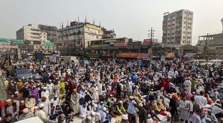 তুরাগ তীরে লাখো মুসল্লির জুমার নামাজ আদায়