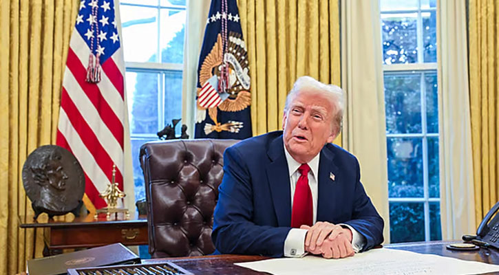 কানাডা, মেক্সিকো ও চীনের পণ্যে শুল্ক আরোপ করলেন ট্রাম্প