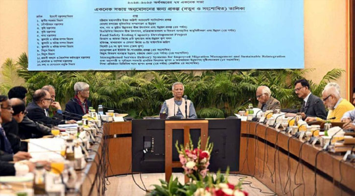 একনেক সভায় সাড়ে ১২ হাজার কোটি টাকার ১৩ প্রকল্প অনুমোদন