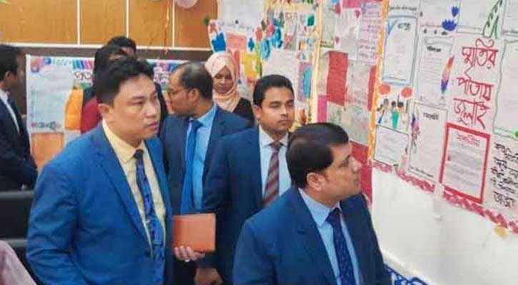 দেওয়ালিকা উৎসবে জুলাই-আগস্ট বিপ্লবের চিত্র