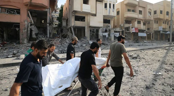 গাজায় বেড়েই চলেছে প্রাণহানি, ধ্বংসস্তূপে মিলল আরও ২২ লাশ