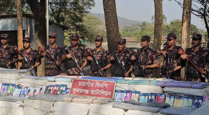 সুনামগঞ্জে ২ কোটি টাকার ভারতীয় পণ্য জব্দ