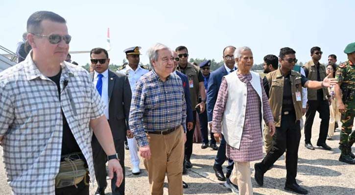 কক্সবাজার পৌঁছেছেন প্রধান উপদেষ্টা ও জাতিসংঘ মহাসচিব