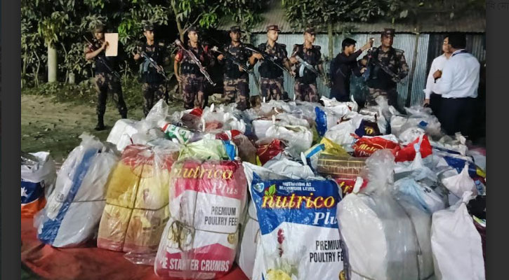 কুমিল্লায় ৩ কোটি টাকার ভারতীয় আতশবাজি জব্দ