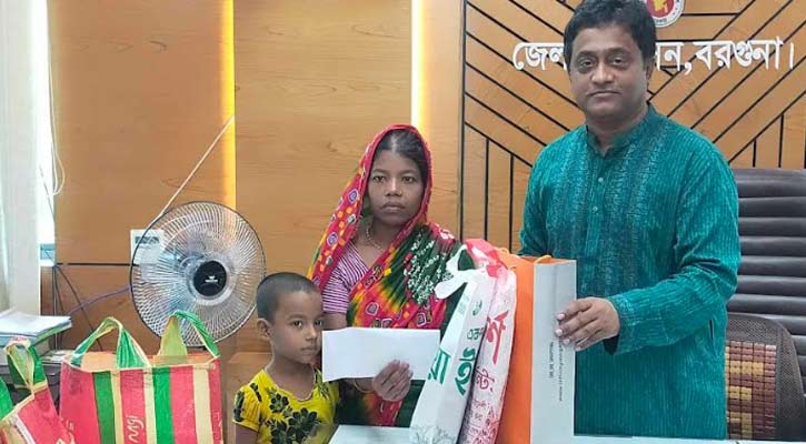 উপদেষ্টা আসিফ মাহমুদের ঈদ উপহার পেলেন বরগুনার নিহত মন্টুর পরিবার