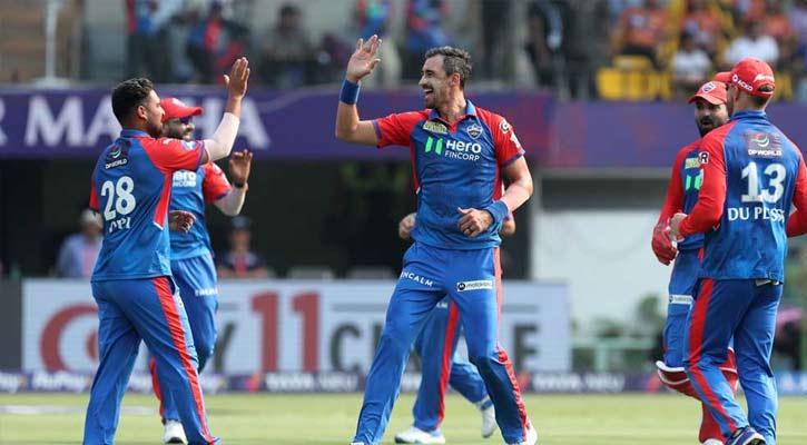 দিল্লির কাছে পাত্তা পেল না হায়দরাবাদ