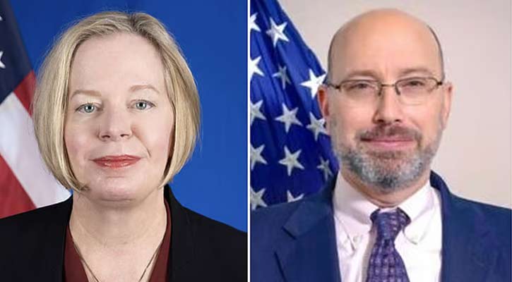 বুধবার ঢাকায় আসছেন ট্রাম্পের দুই উপসহকারী পররাষ্ট্রমন্ত্রী