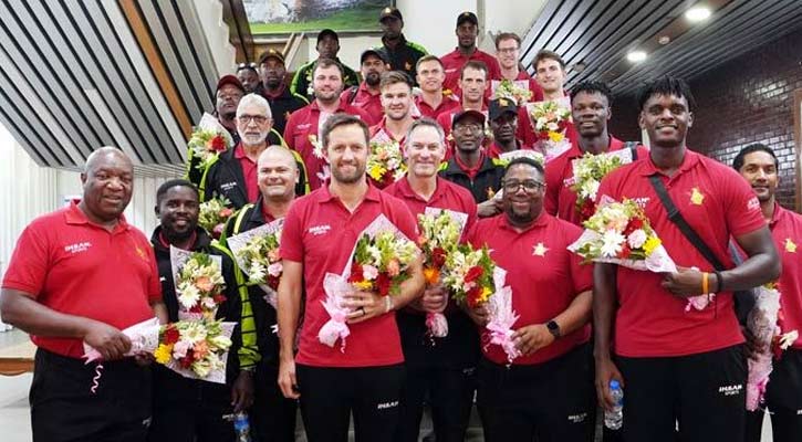 ঢাকায় জিম্বাবুয়ে ক্রিকেট দল