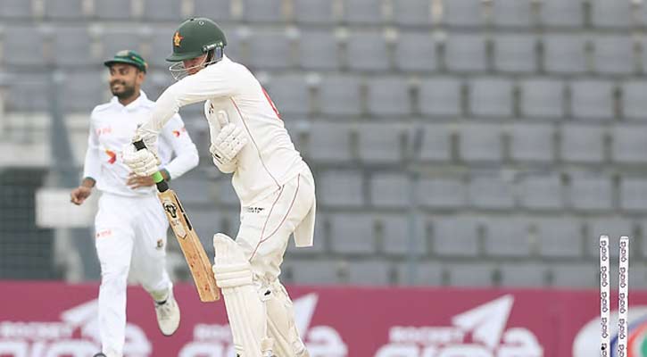 লিড নিয়ে চা বিরতিতে জিম্বাবুয়ে