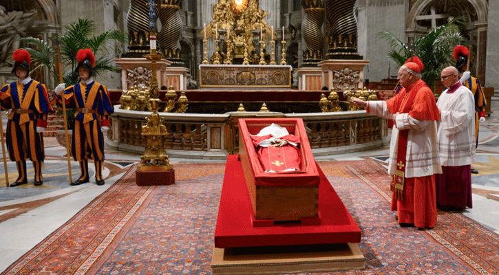 পোপ ফ্রান্সিসের শেষকৃত্য আজ, অংশ নেবেন যে বিশ্বনেতারা