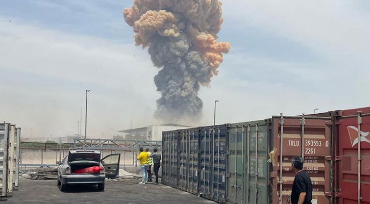 ইরানের বন্দরনগরীতে ভয়াবহ বিস্ফোরণ