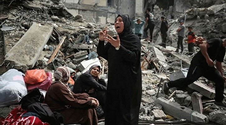 গাজায় ইসরায়েলি হামলায় নিহত আরও ৫৬ ফিলিস্তিনি