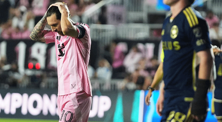 মেসি-সুয়ারেজের ব্যর্থতায় বিদায় নিশ্চিত হলো মায়ামির