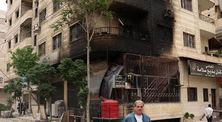 সিরিয়ায় প্রেসিডেন্ট প্রাসাদের কাছে ইসরায়েলের রকেট হামলা